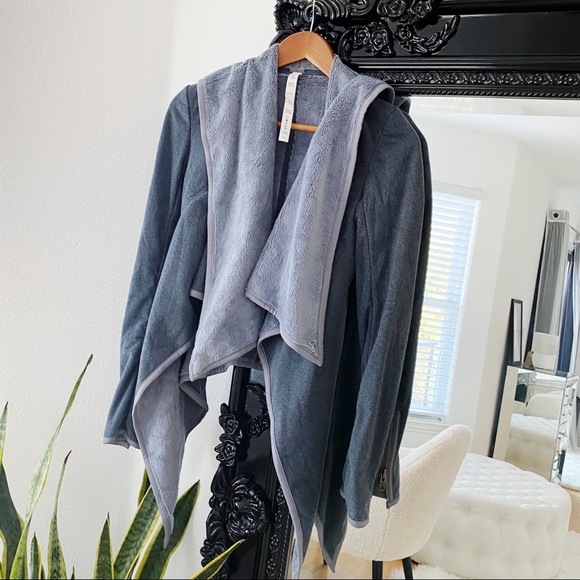 lululemon athletica Jackets & Blazers - Lululemon | Women’s Grey Presence of Mind Fleece Jacket